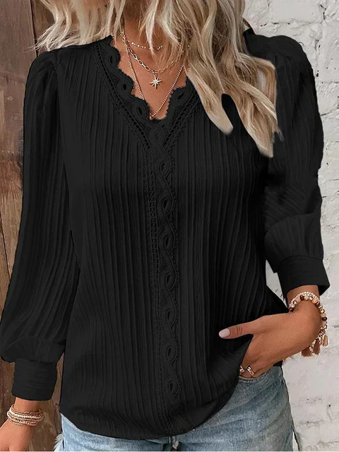 Marcia® | Elegant Solid Lace Tops - Image 2
