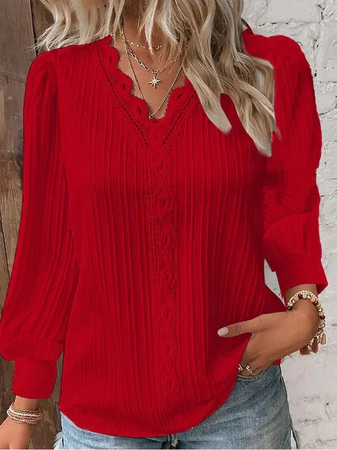 Marcia® | Elegant Solid Lace Tops - Image 6