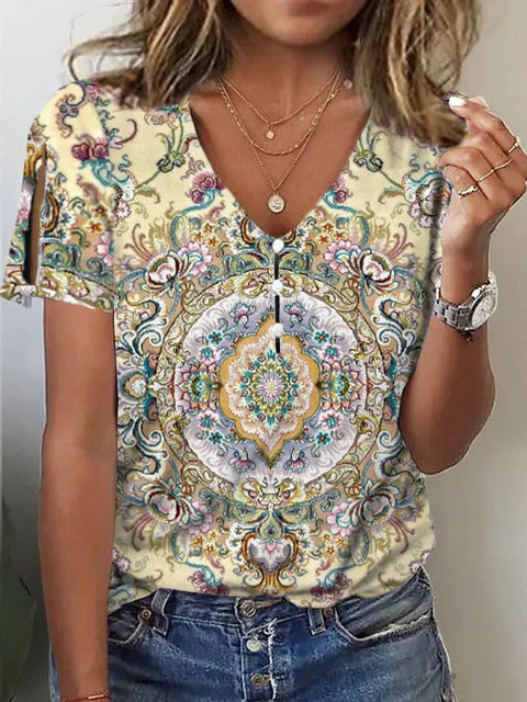 Margaret® | V-Neck Blouse - Image 2