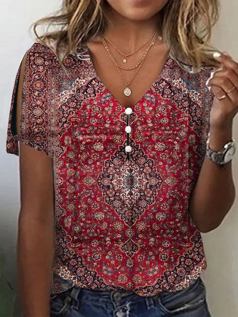 Margaret® | V-Neck Blouse - Image 3