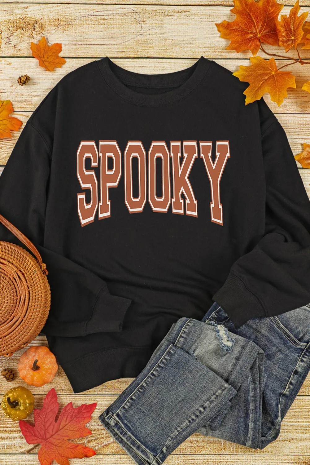 Margarita | Creepy long-sleeved crew neck sweatshirt - Image 4