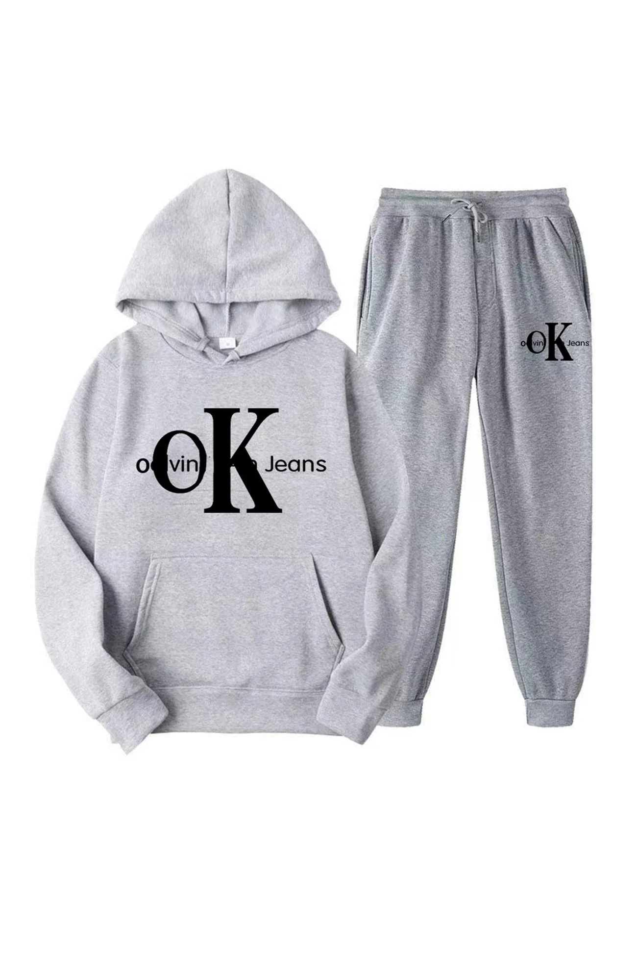 Margarita | Letter print hooded suits - Image 6