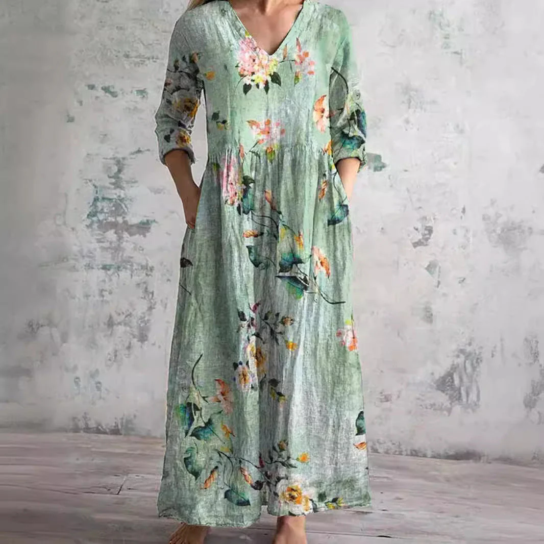 Maria® | Elegant floral women's summer dress - Image 5