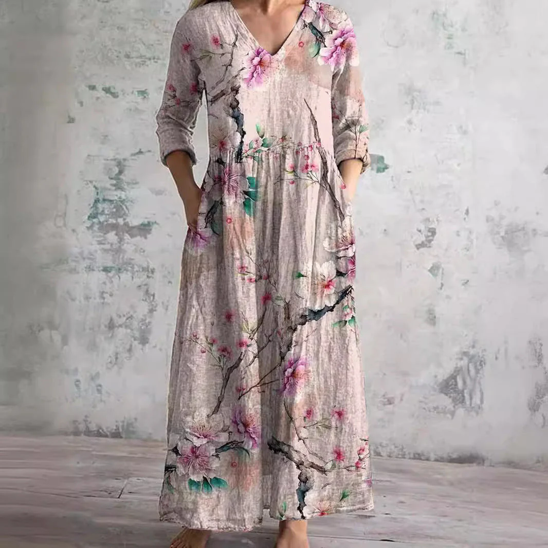 Maria® | Elegant floral women's summer dress - Image 6