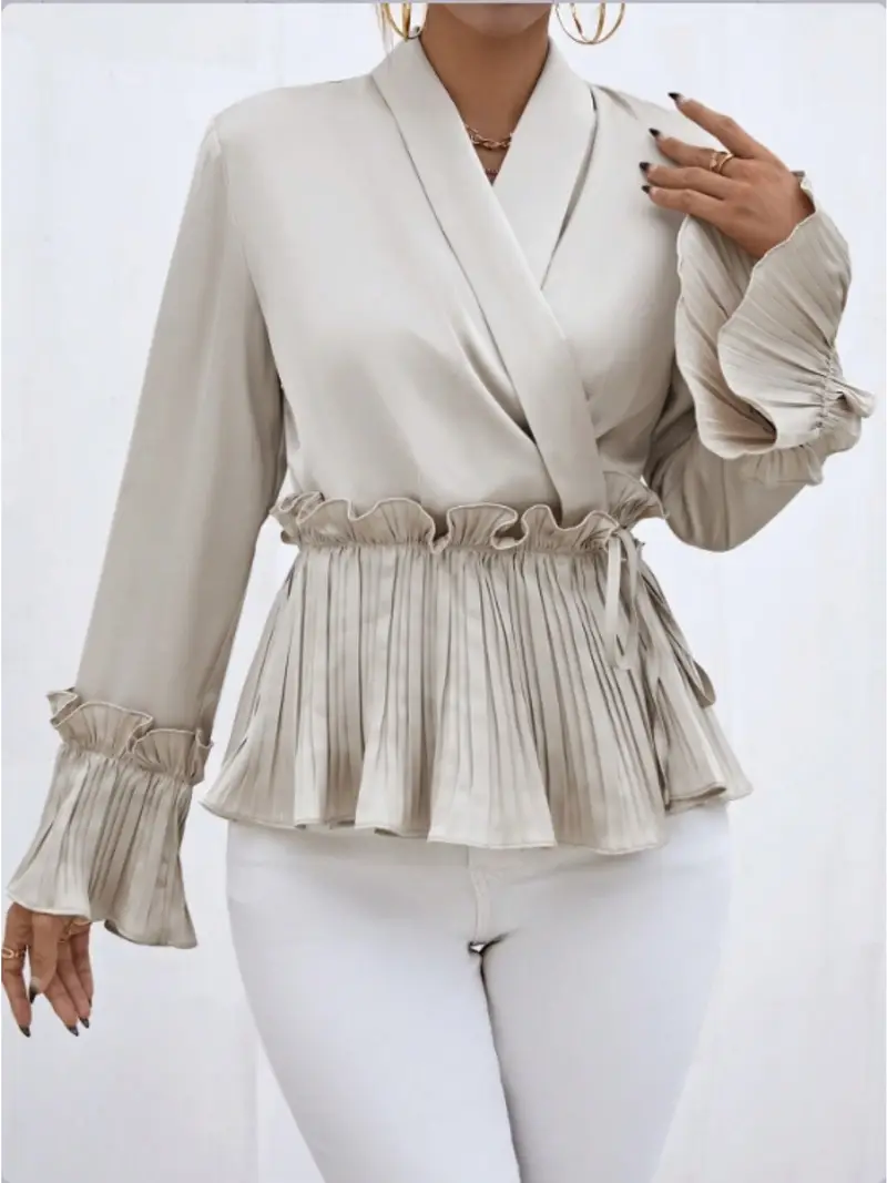 Maria® | Elegant Satin Blouse - Image 2