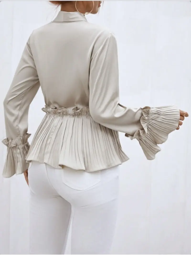 Maria® | Elegant Satin Blouse - Image 6