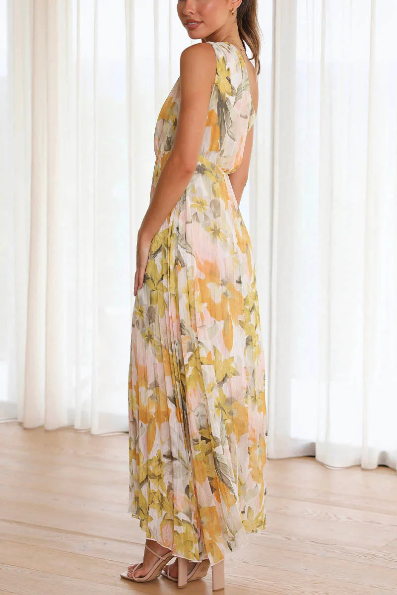 Maria® | Printed Dress With Dropped Sleeves - Image 5