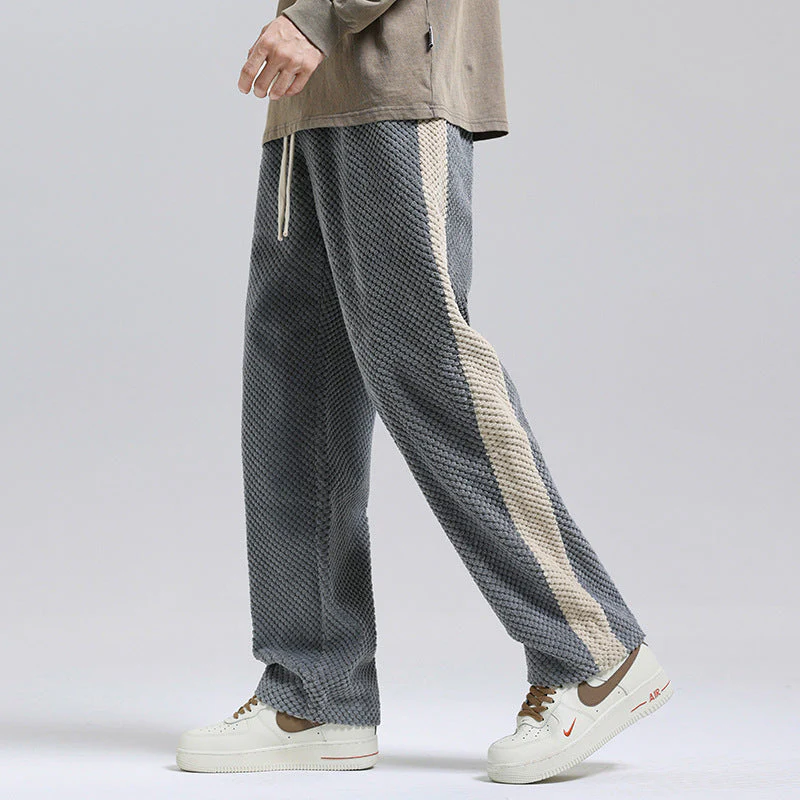 María® | Women'S Comfortable Leisure Trousers With Structured Fabric And Side Stripes