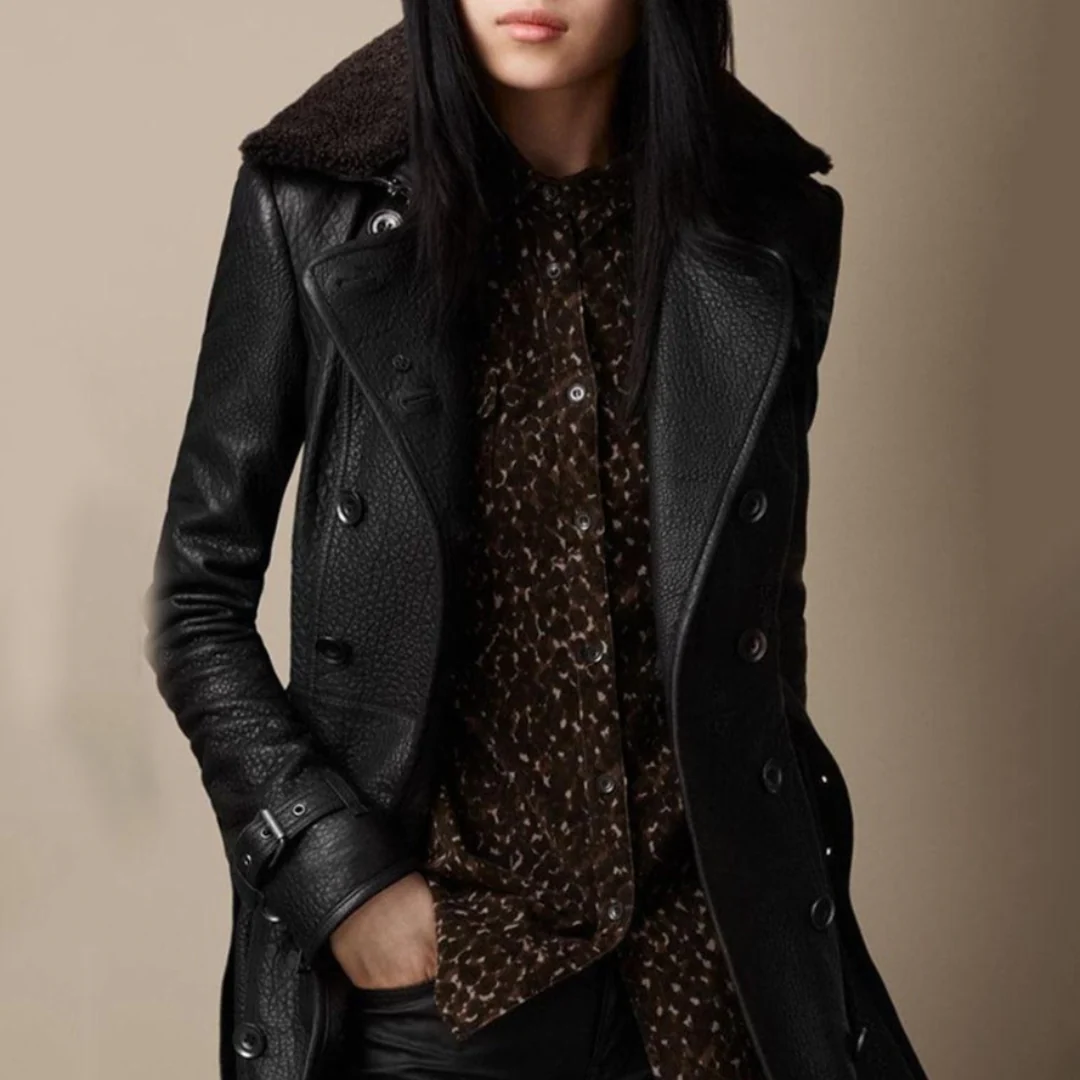 Maria Fernanda | Black leather jacket - Image 3