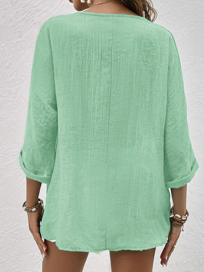 Maria Fernanda® | Chemise in lin aérée with buttons - Image 6