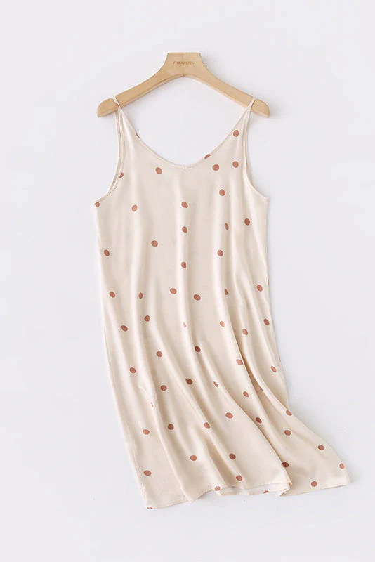 María Fernanda® | Printed Camisole Dress With Crossed Straps At The Back - Image 9