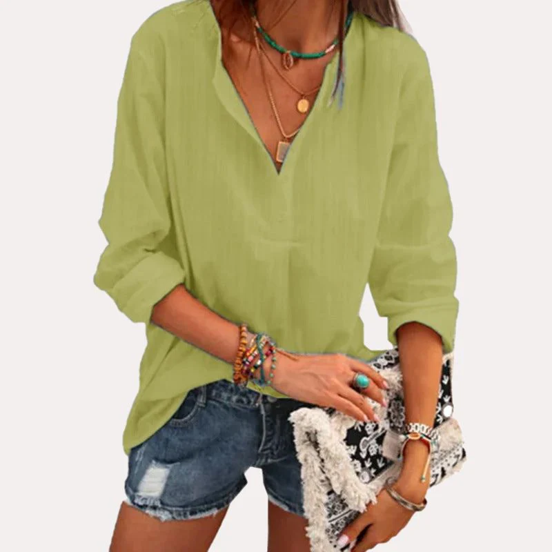 María José® | Blouse With Turn-Down Collar - Image 2