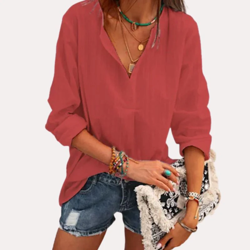 María José® | Blouse With Turn-Down Collar - Image 3