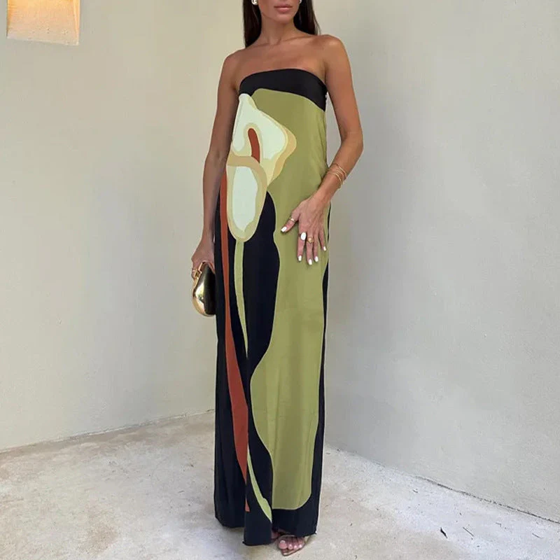 Mariana® | Ladies' Evening Dress In Modern Kaleidoscope Design - Image 2