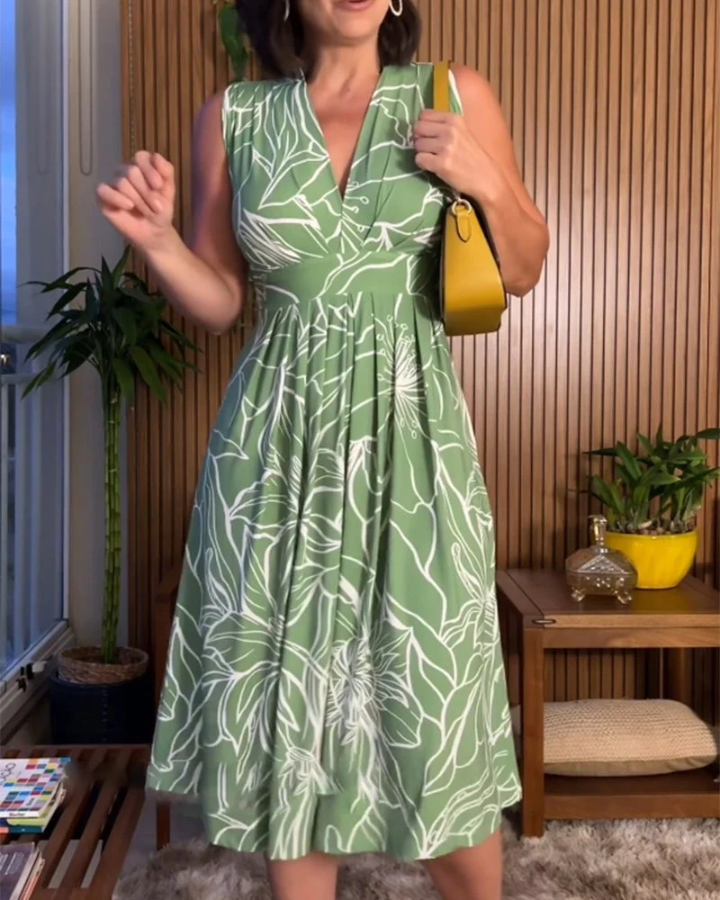 Mariana® | Sleeveless Plus Size Waist Dress - Image 8