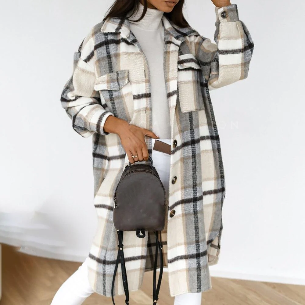 Mariana | Checked jacket for women - Image 5