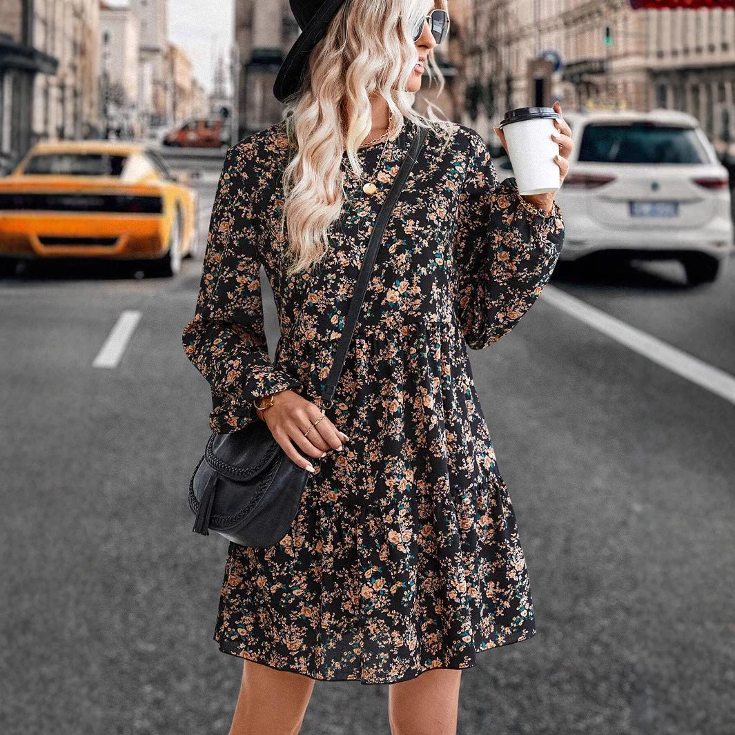 Maribel® | Women'S Blouse Dress With A Fine Floral Pattern And A Flattering Cut - Image 3