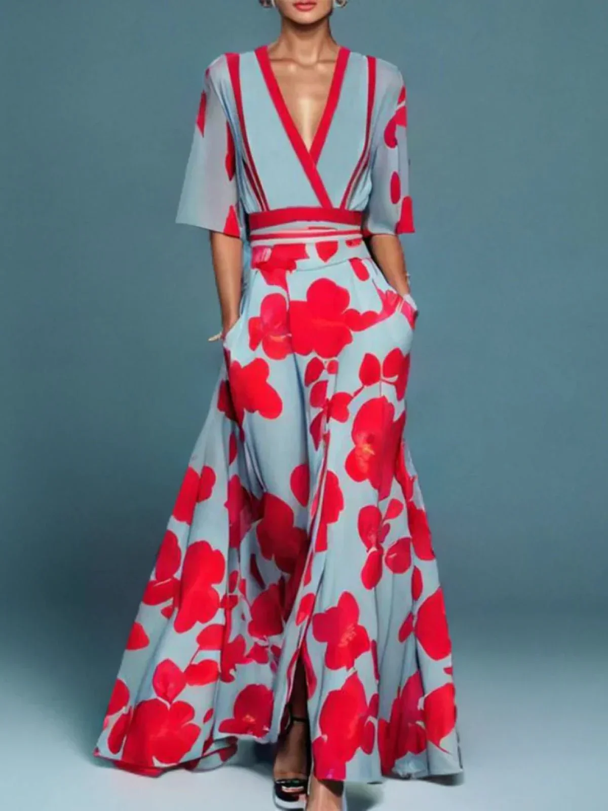 Maricarmen® | Elegant Dress With Cotton Sleeves