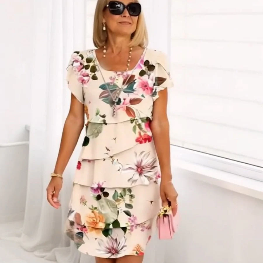 Marisa® | Elegant floral women's summer dress - Image 4
