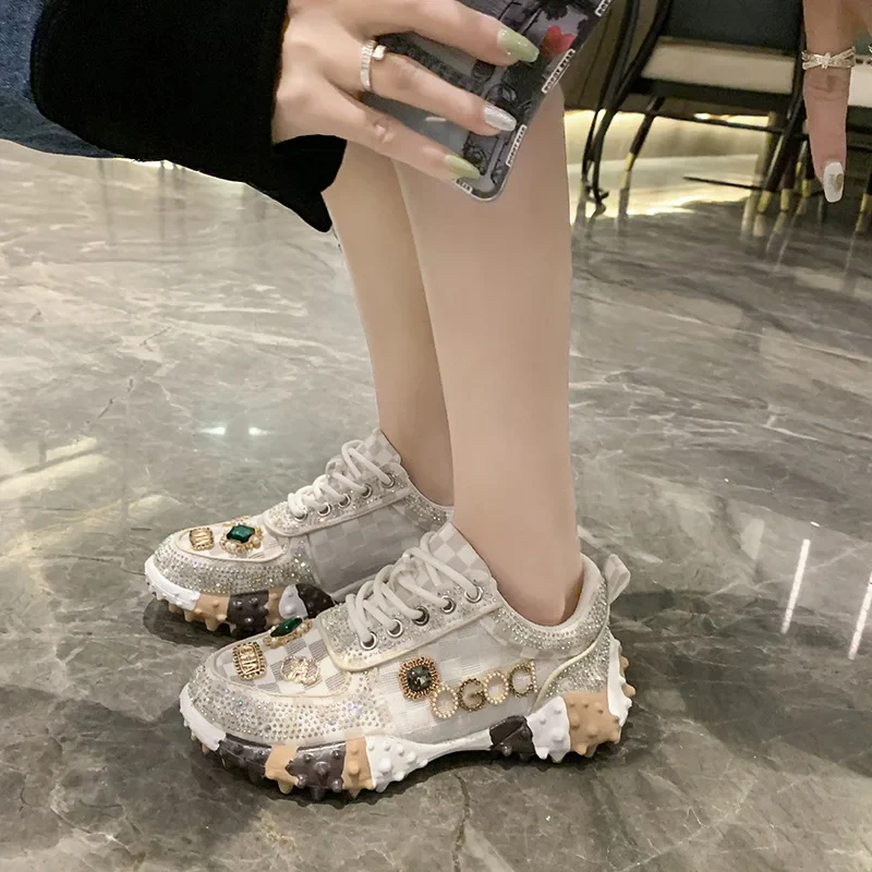 Maritza® | Stylish Rhinestone Sneakers - Image 5