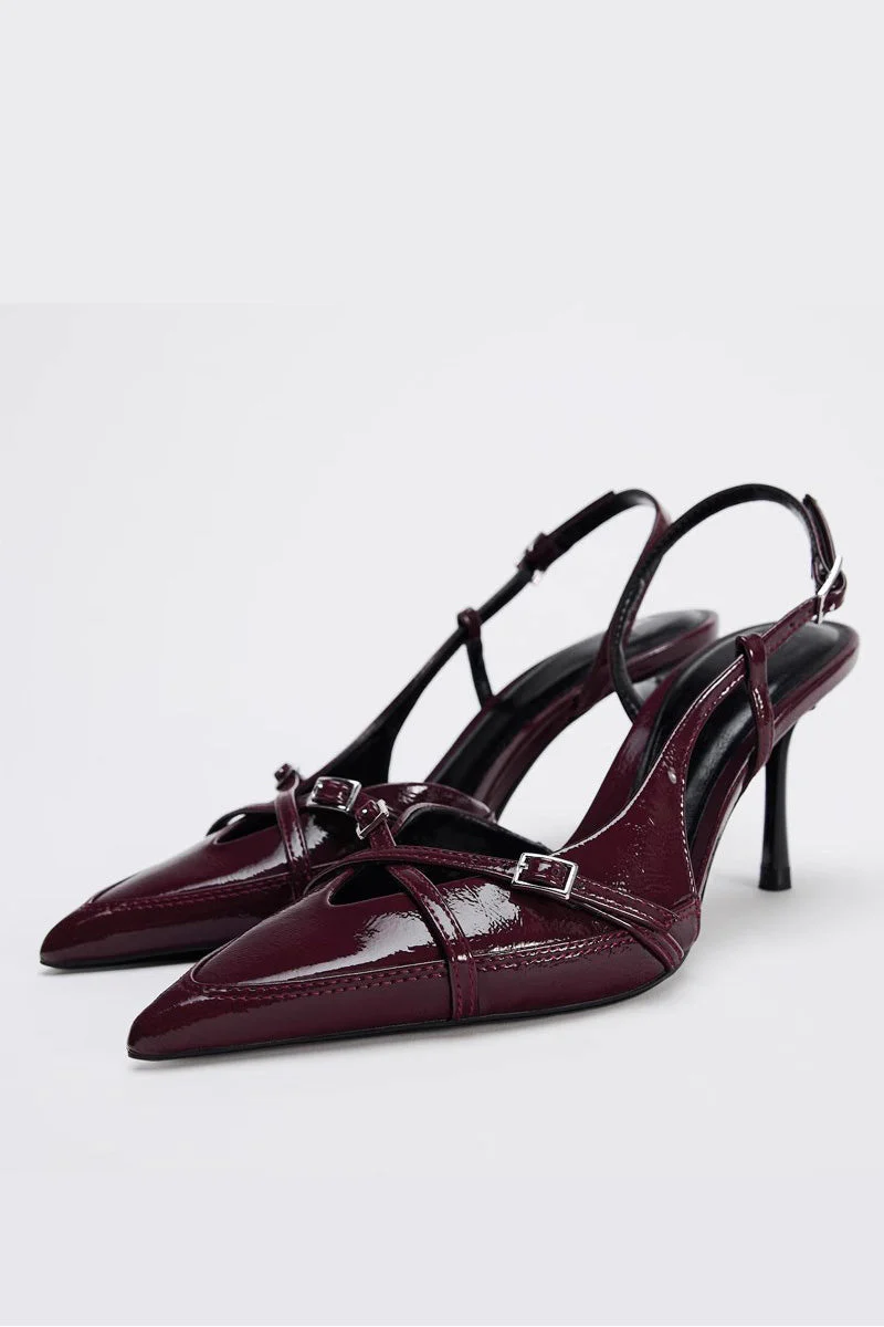 Marketa® | British Style Side-Wearing High Heels - Image 3