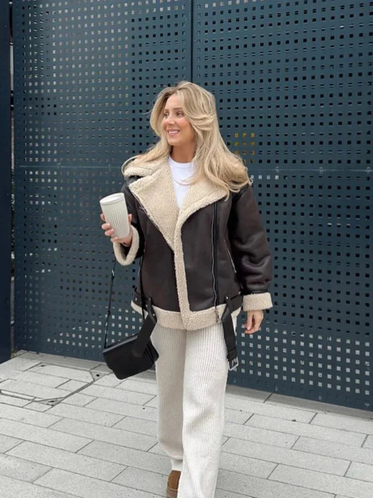 Marta® | Fashionable winter coat: long sleeve women's jacket - Image 3