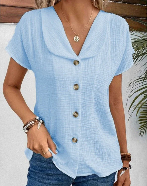 Mary® | Elegant Button Up Blouse - Image 2