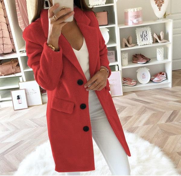 Mathilda | Long women's coat - Image 4