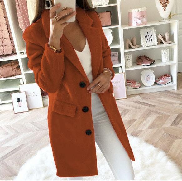 Mathilda | Long women's coat - Image 6