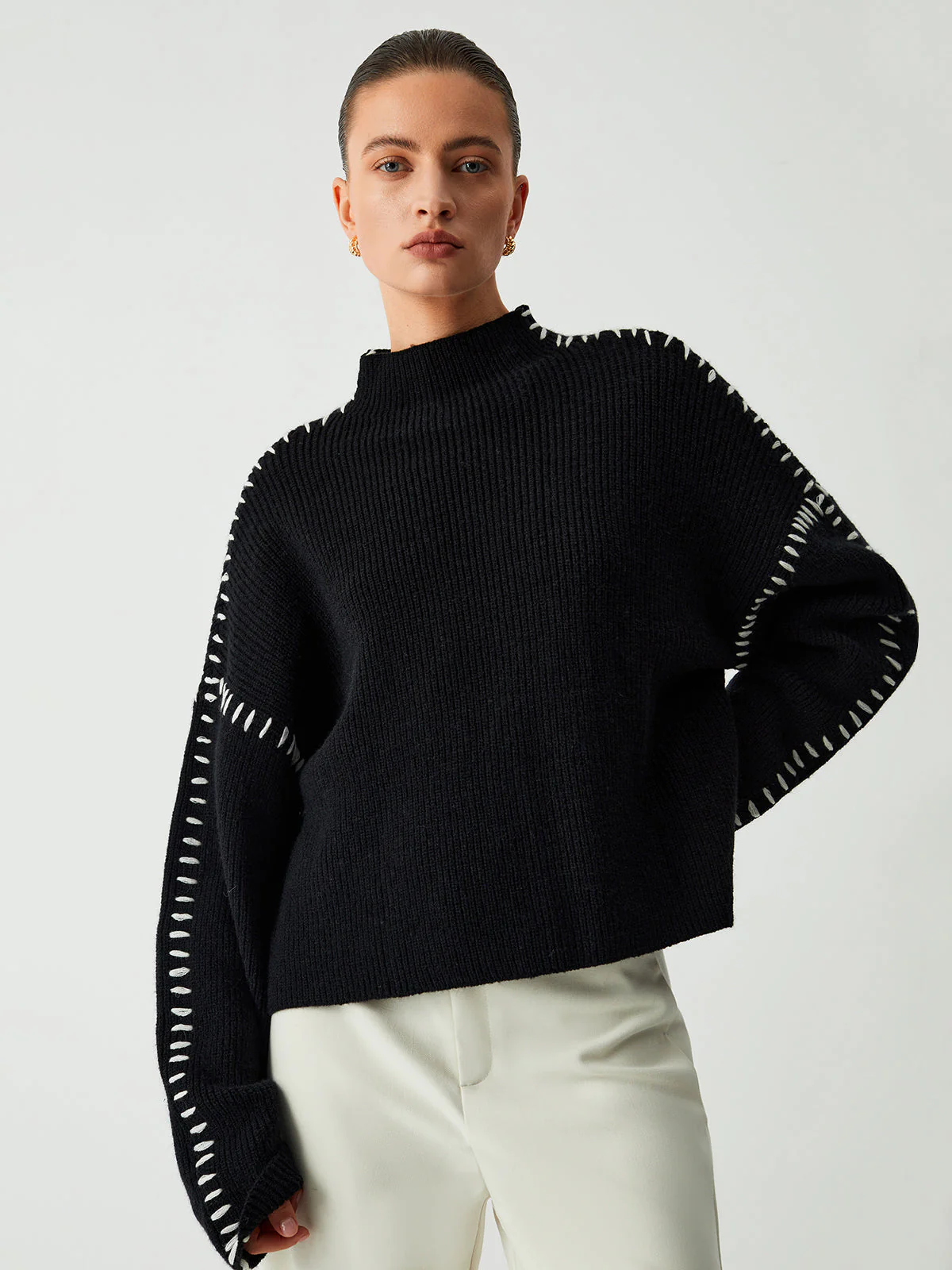Matilde® | Fashion Loose Knitted Sweater In Oversize - Image 6