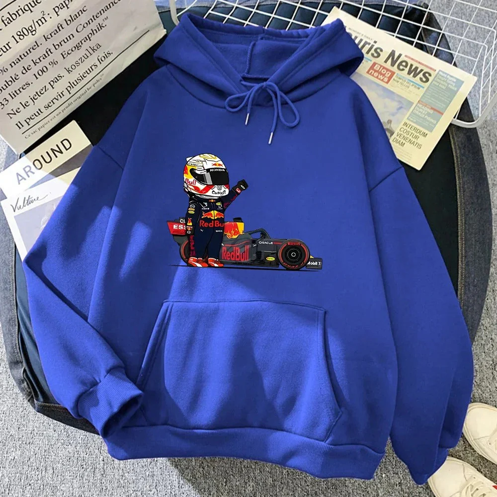 Matilde | Unisex hoodie with miniature F1 print - Image 3