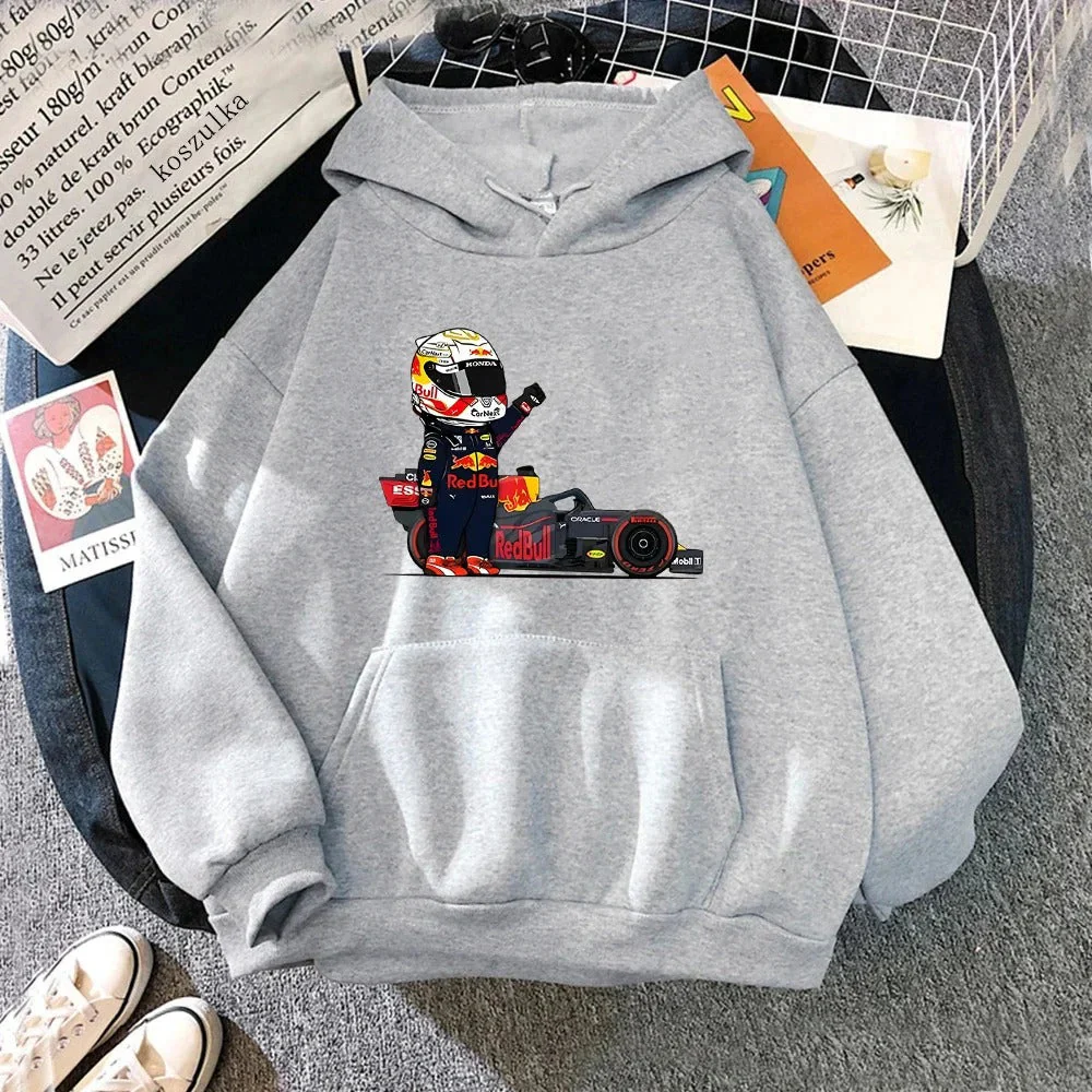 Matilde | Unisex hoodie with miniature F1 print - Image 4
