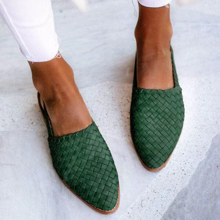 Meghan® | Braided Cognac Slippers - Image 2