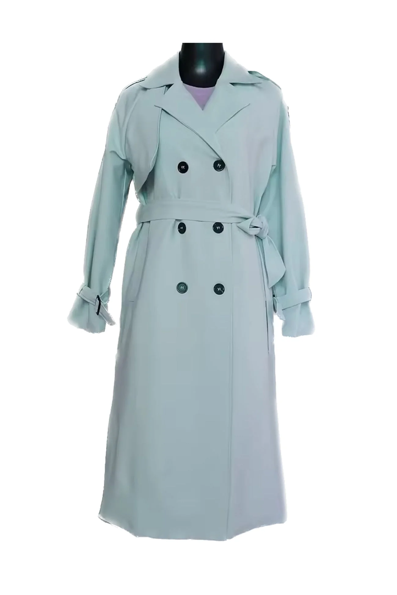 Melanie | Double-breasted retro trench coat - Image 2