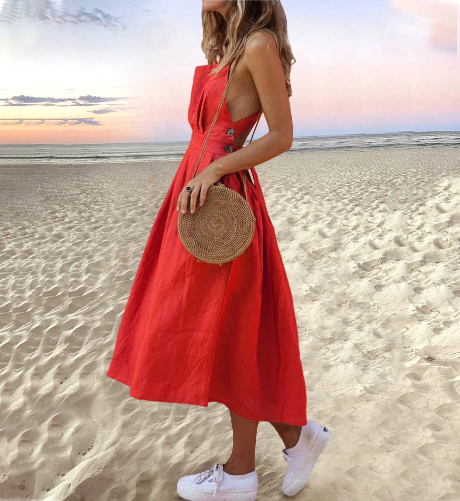 Melanie® | Elegant Midi Dress - Image 7