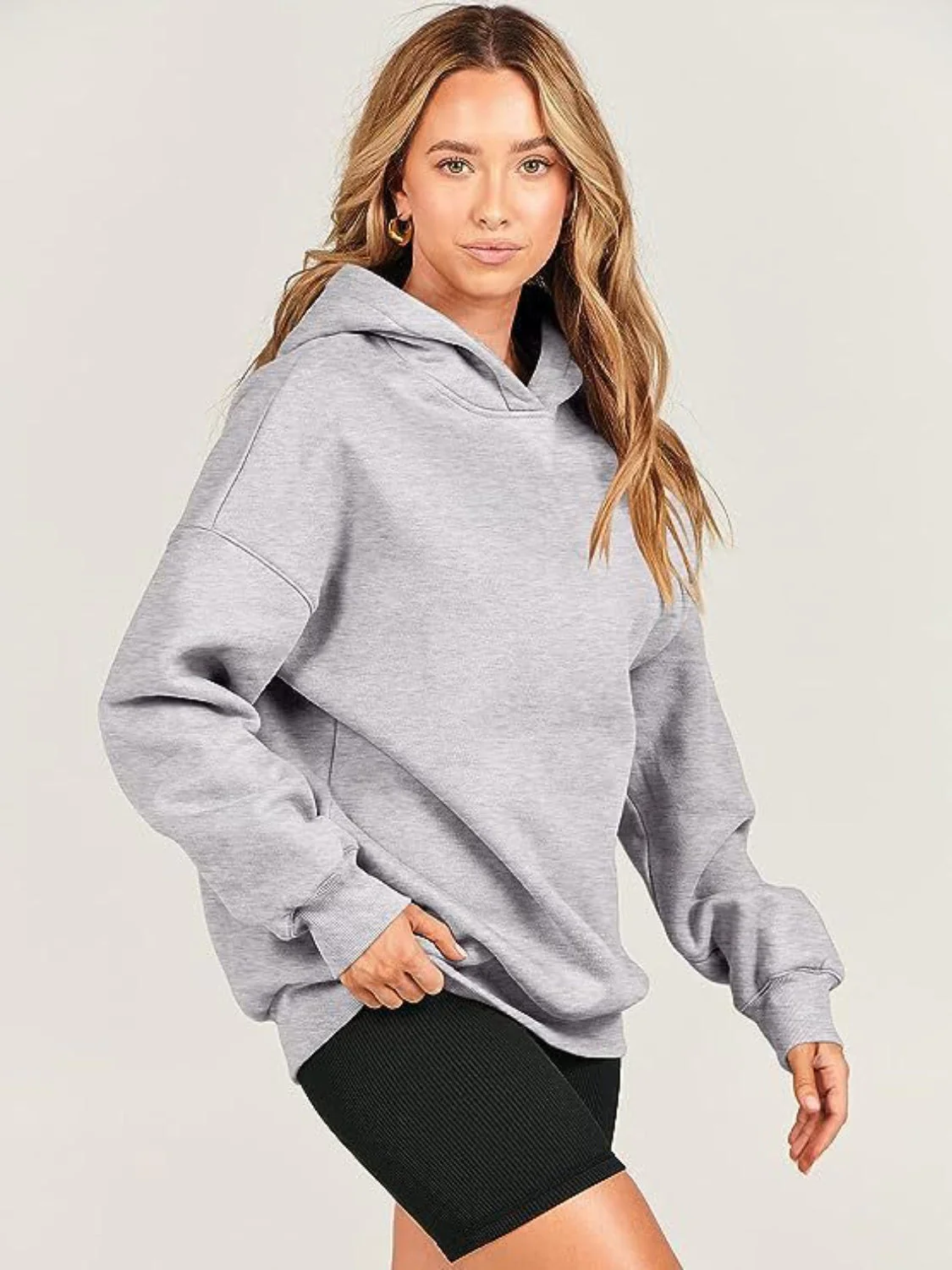 Melanie | Long-sleeved hoodie with dropped shoulders - Image 3