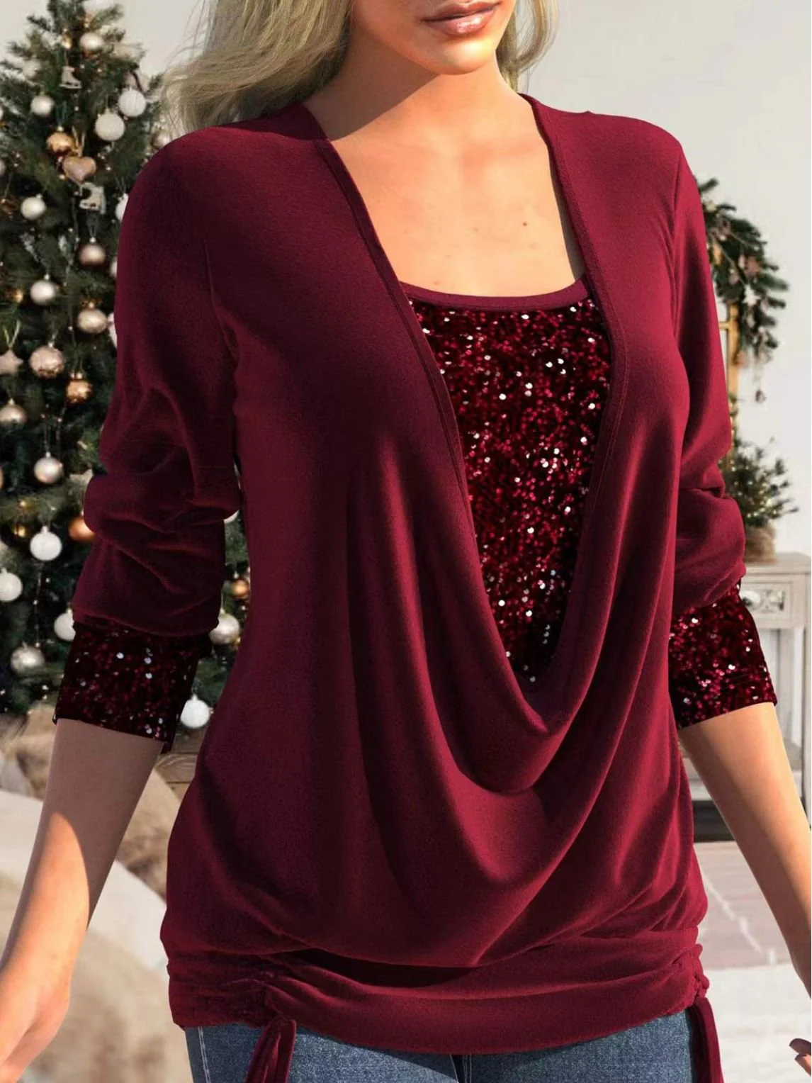 Melanie | Glamour Sparkle Top - Image 10