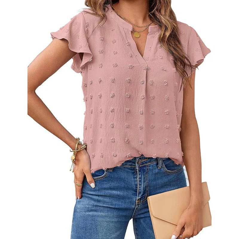 Merced® | Women'S Blouse Shirt With Ruffle Sleeves - Image 6