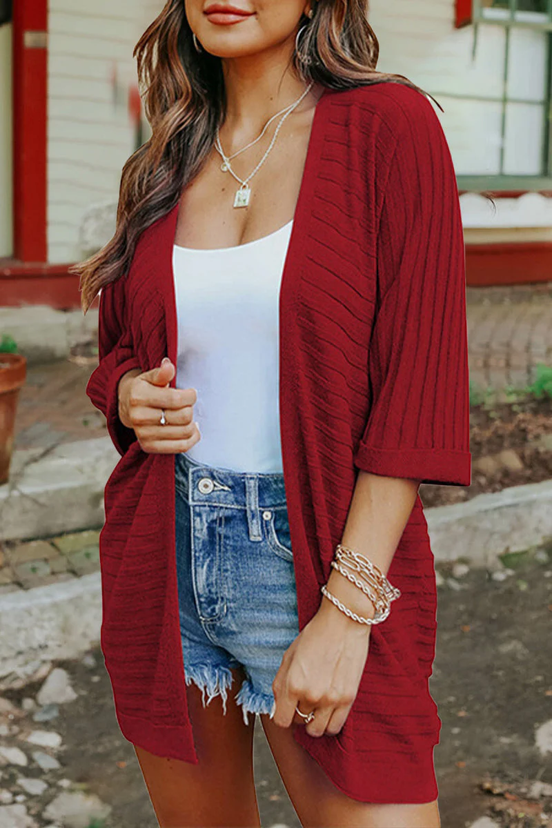 Milagros | Casual tops with a plain shawl collar - Image 4