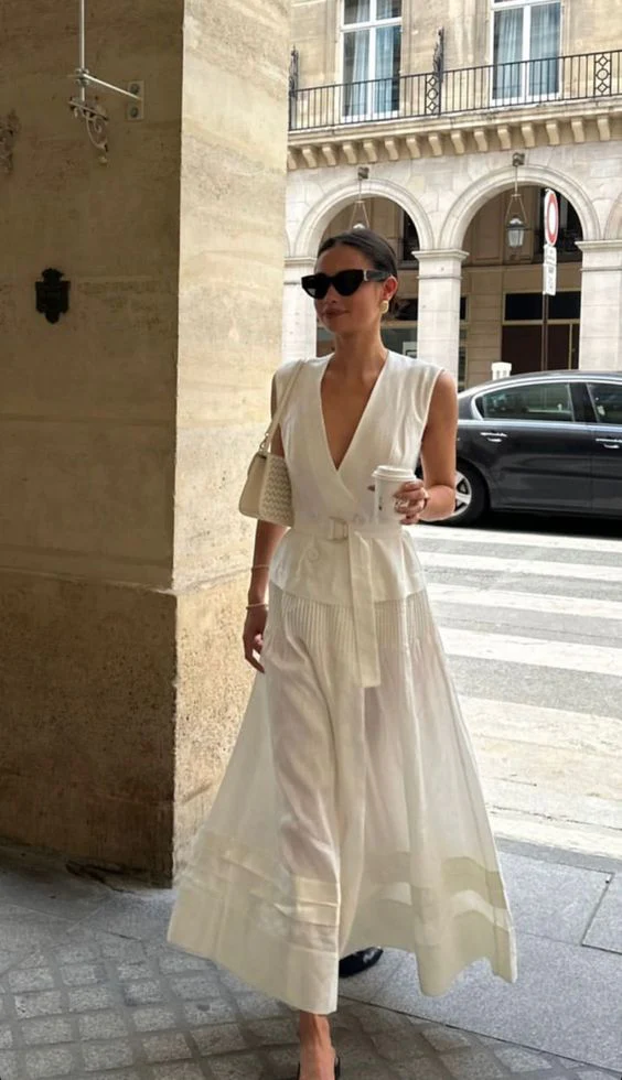 Milagros® | Elegant White Dress - Image 2