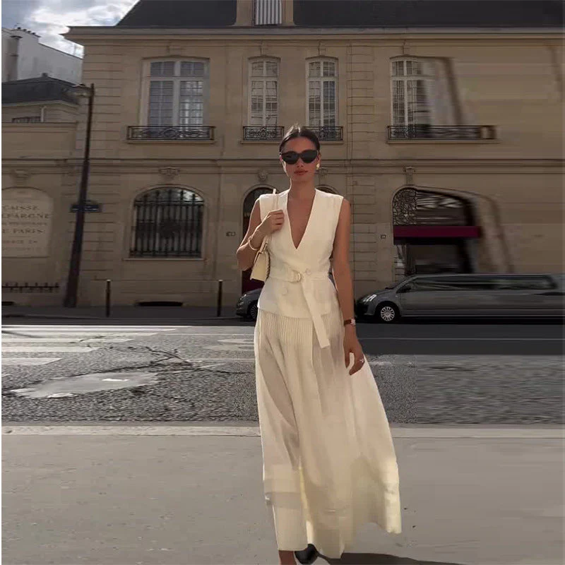 Milagros® | Elegant White Dress - Image 4