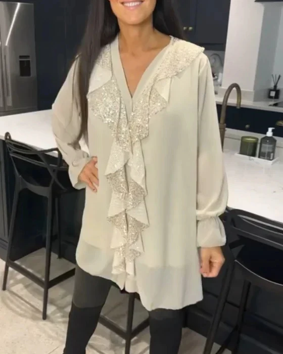 Miren® | Blouse With Elegant Ruffles - Image 4