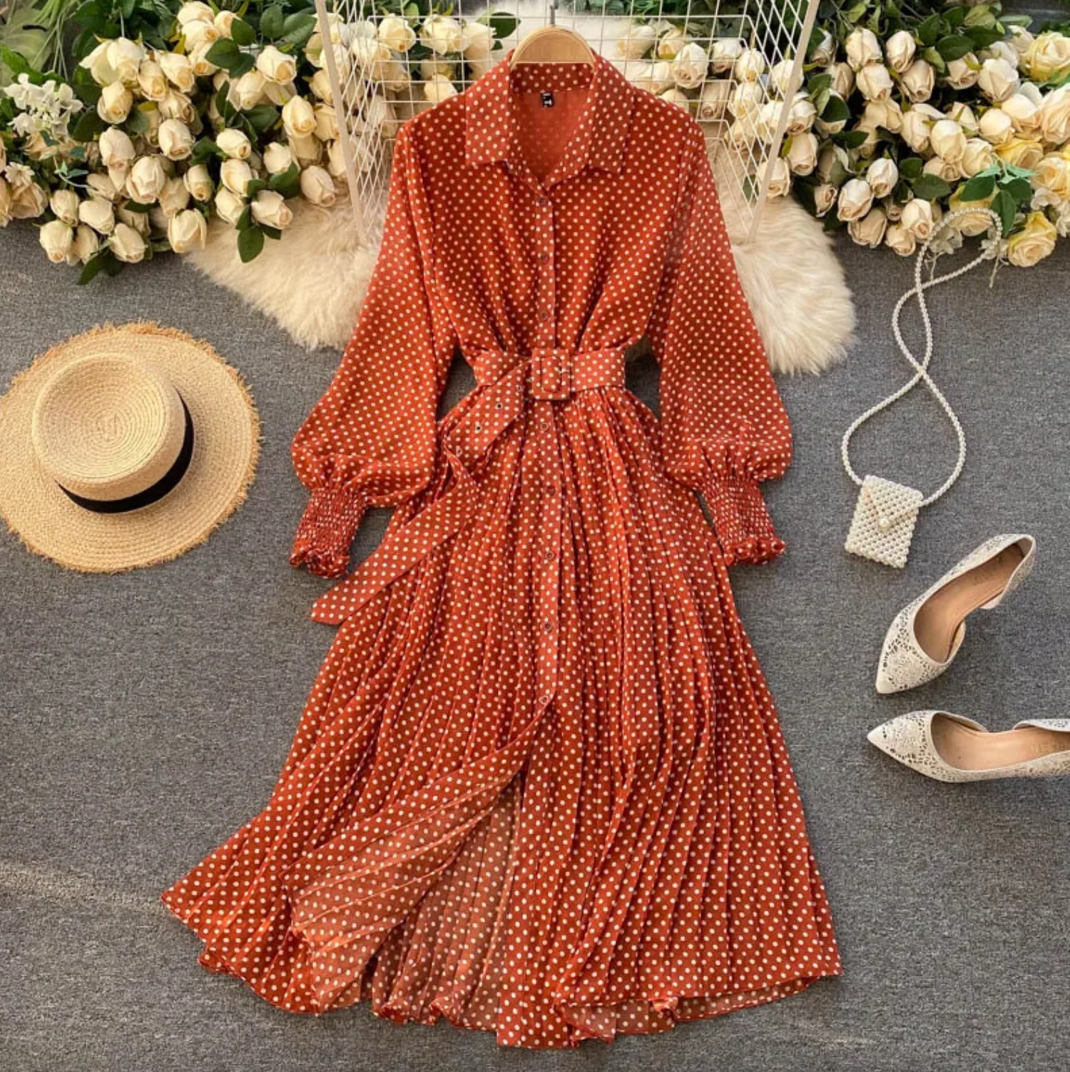 Miriam® | Elegant Dress With Polka Dots