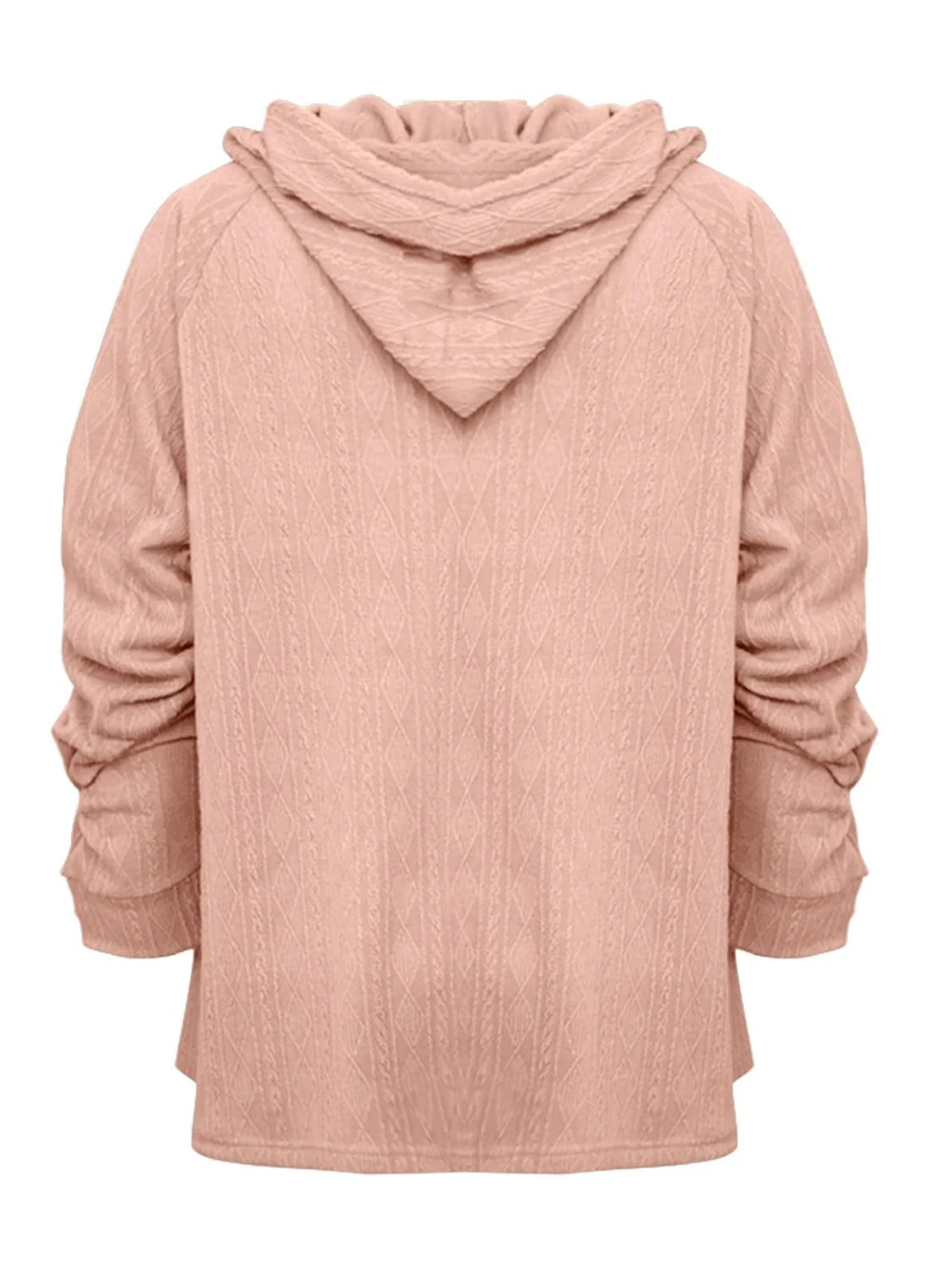 Miriam | Full size long sleeve drawstring hoodie - Image 20