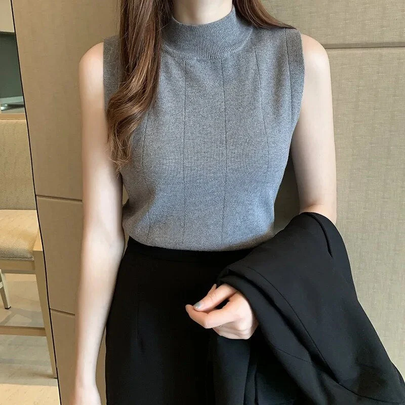 Miriam® | Knitted Casual Tank Top - Image 4