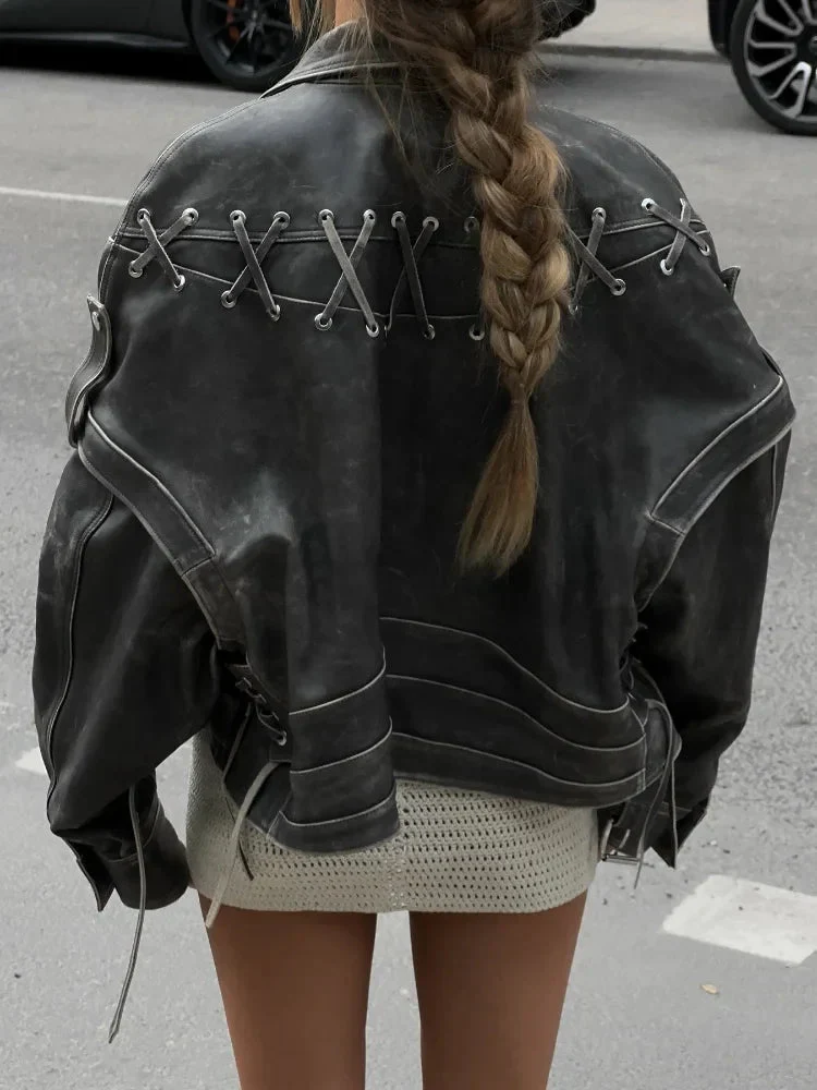 Miriam® | Stylish leather jacket - Image 2