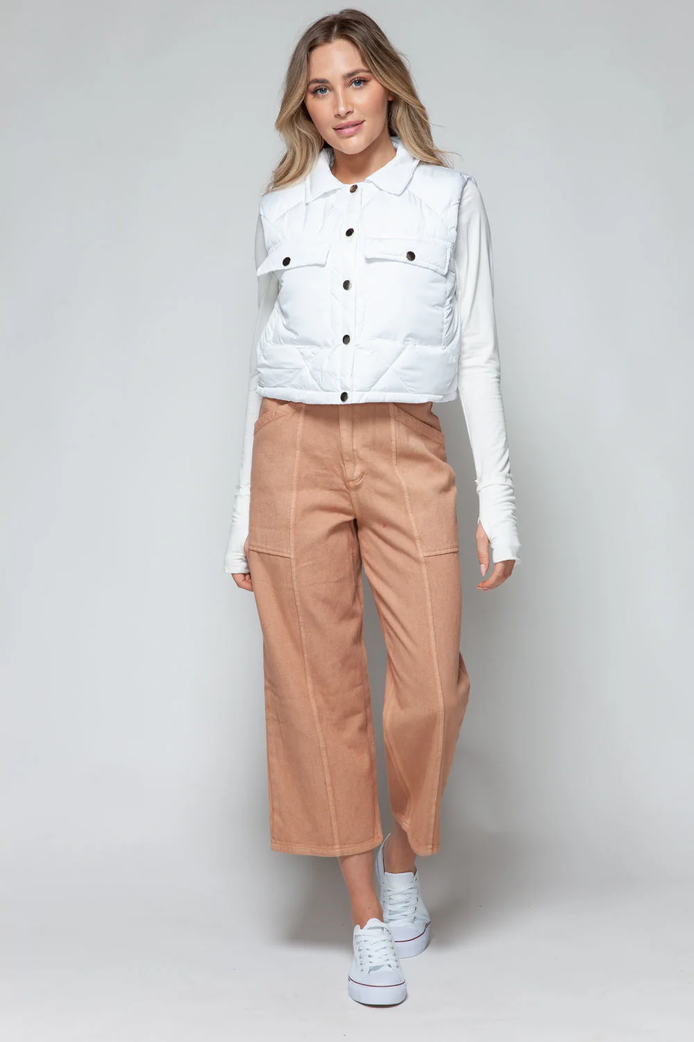 Mirjam | Snobish snap-down quilted vest - Image 7