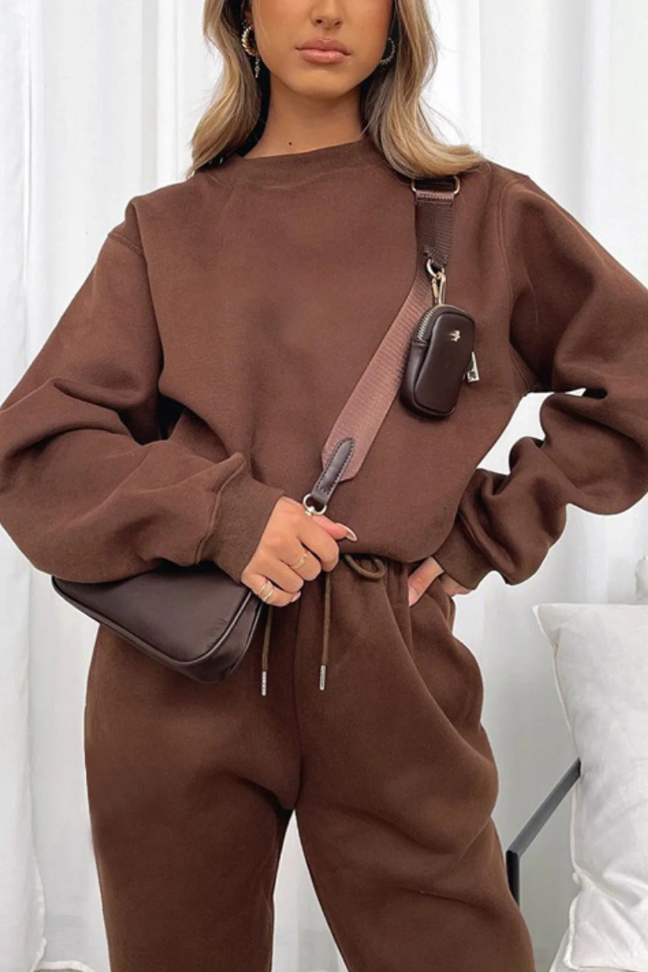 Mirjam | Solid sweatshirt pants set - Image 10