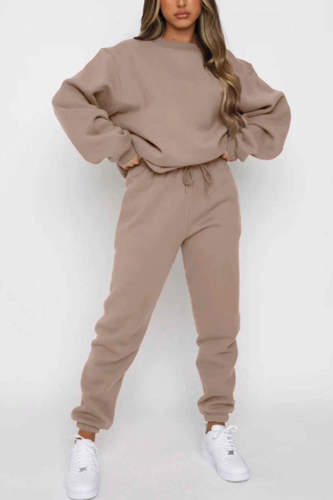 Mirjam | Solid sweatshirt pants set - Image 7