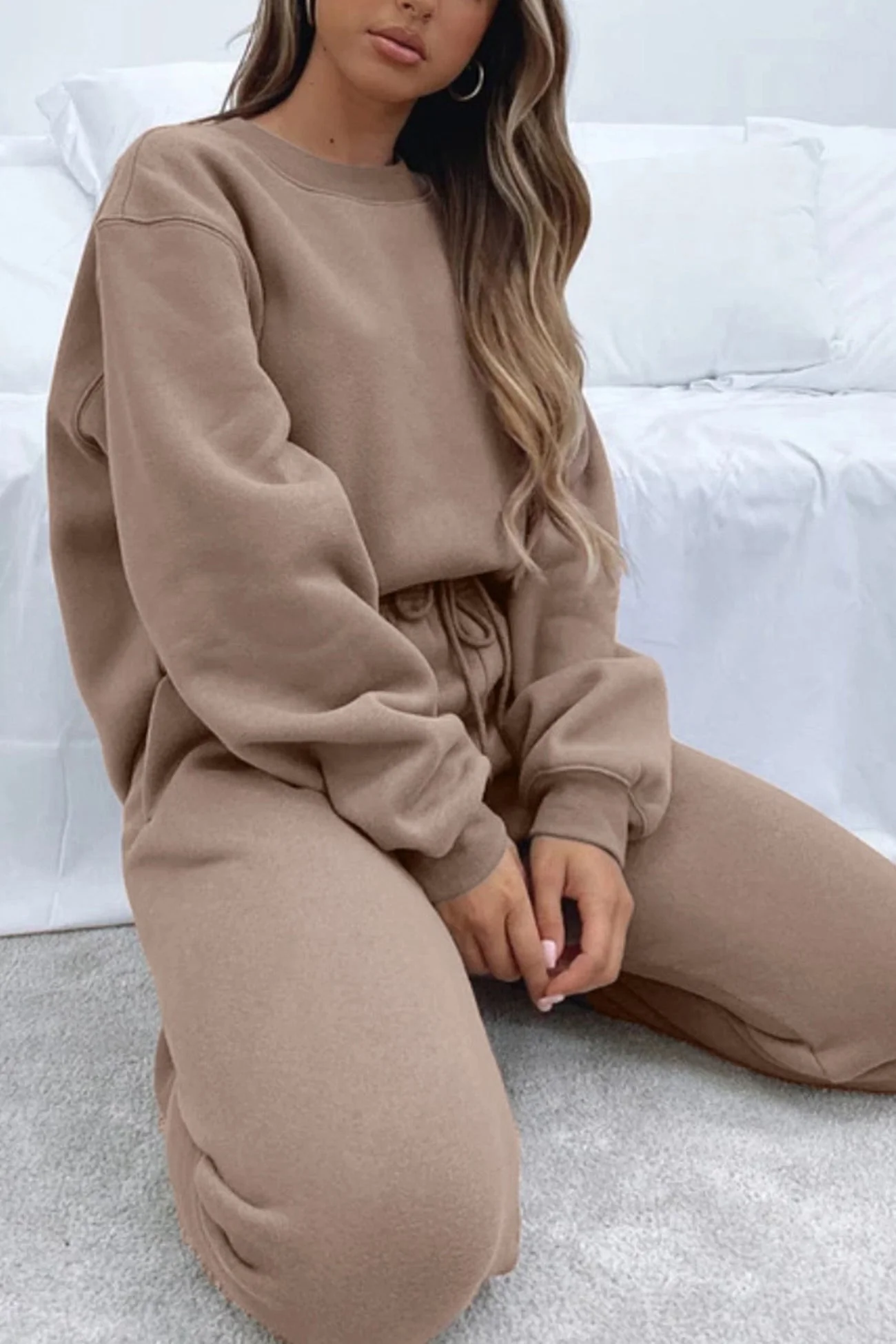 Mirjam | Solid sweatshirt pants set - Image 8